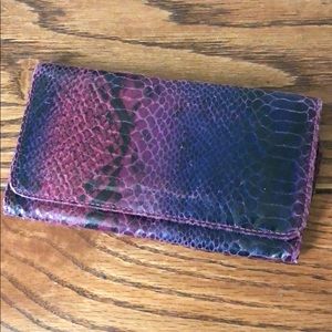 H&M snake print wallet
